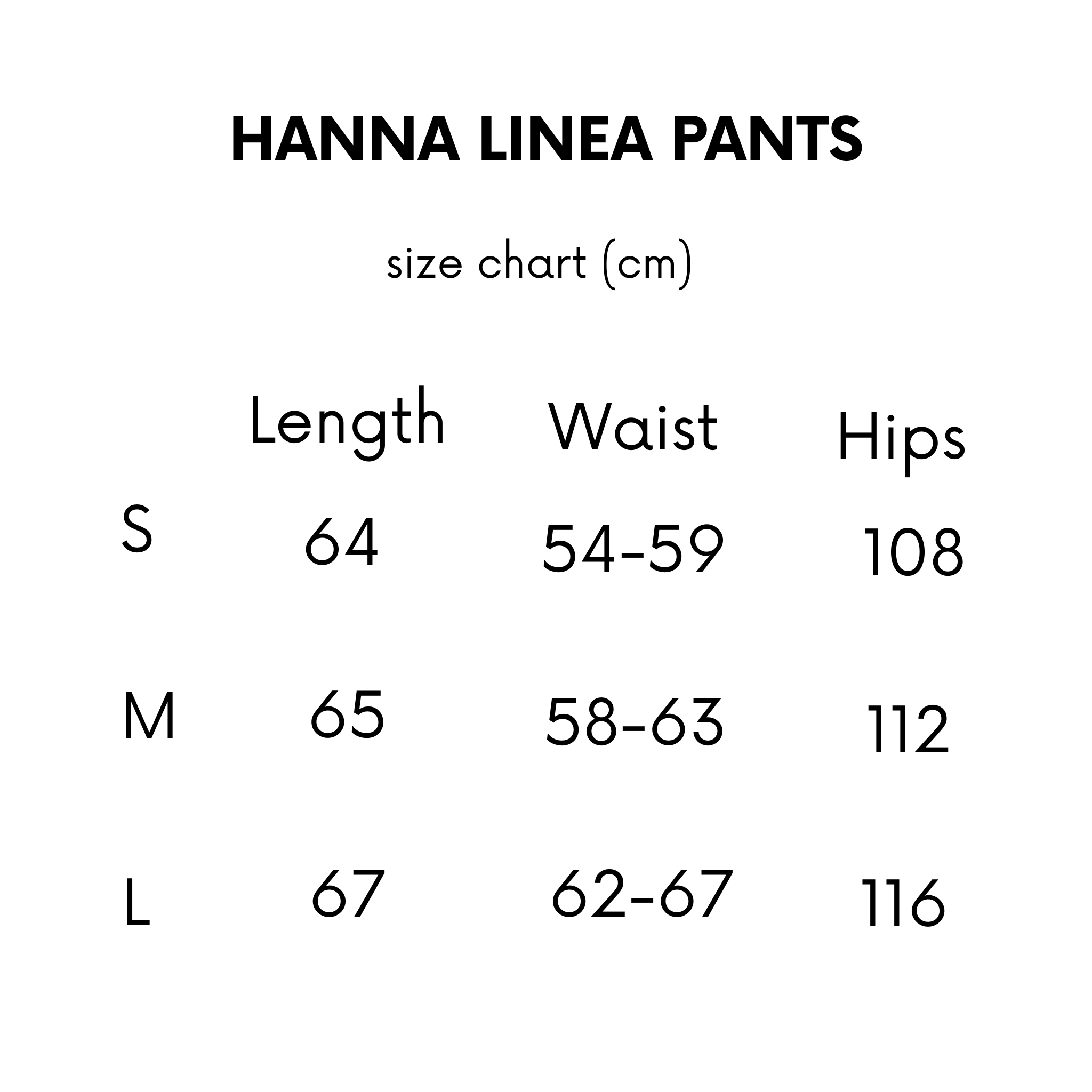 Hanna Linea Pants