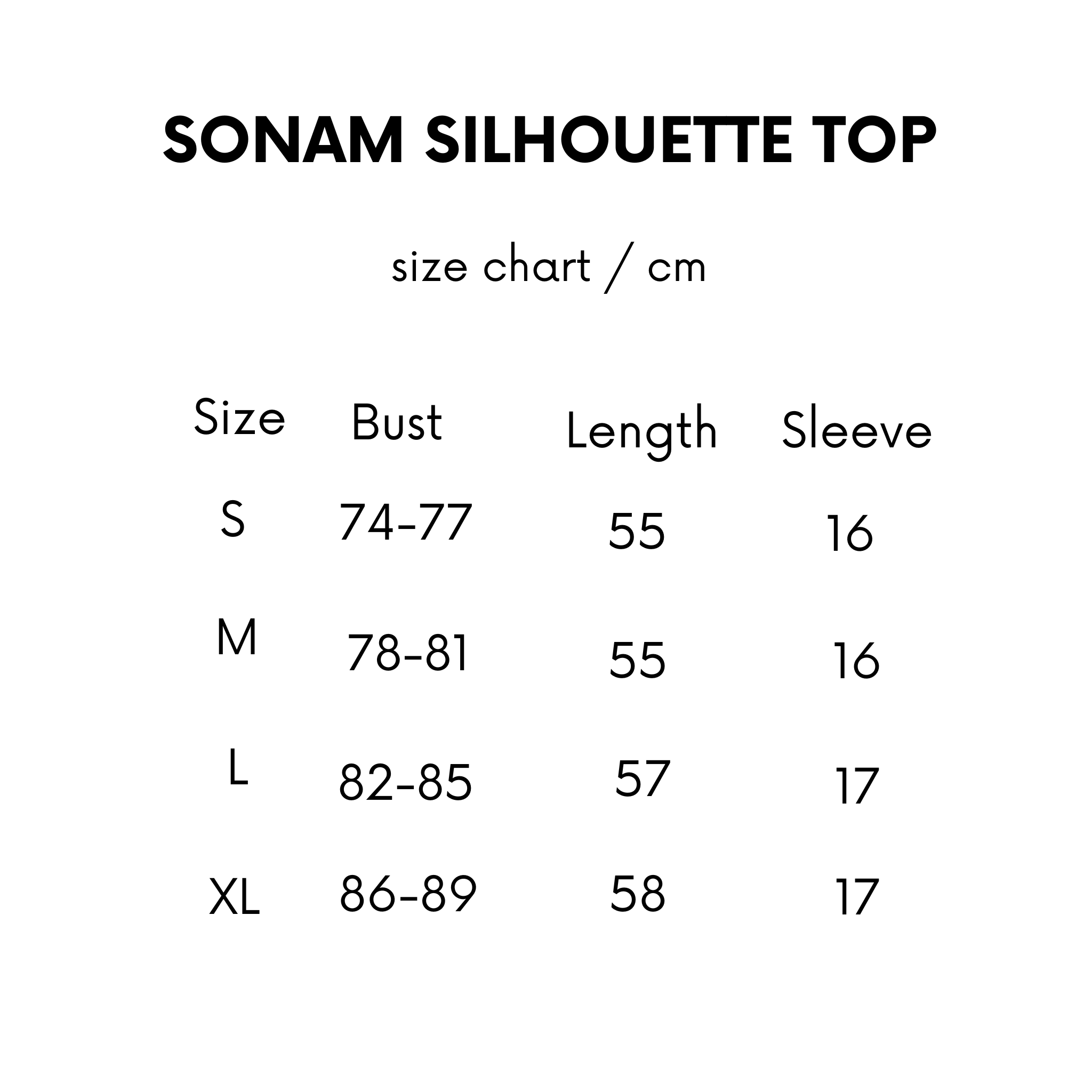 Sonam Silhouette Top
